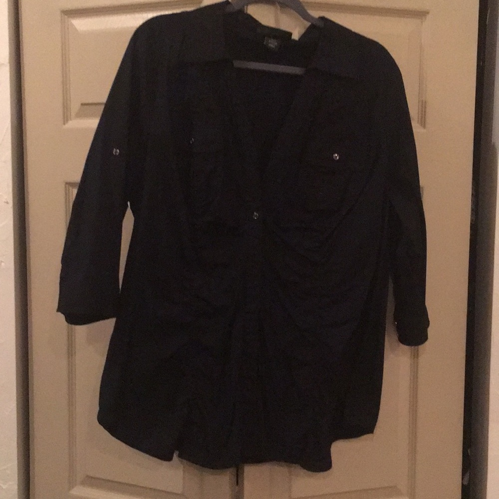Lane Bryant 3/4 button down